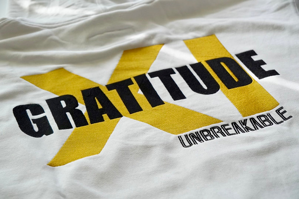 Humble Gratitude Hoodie White