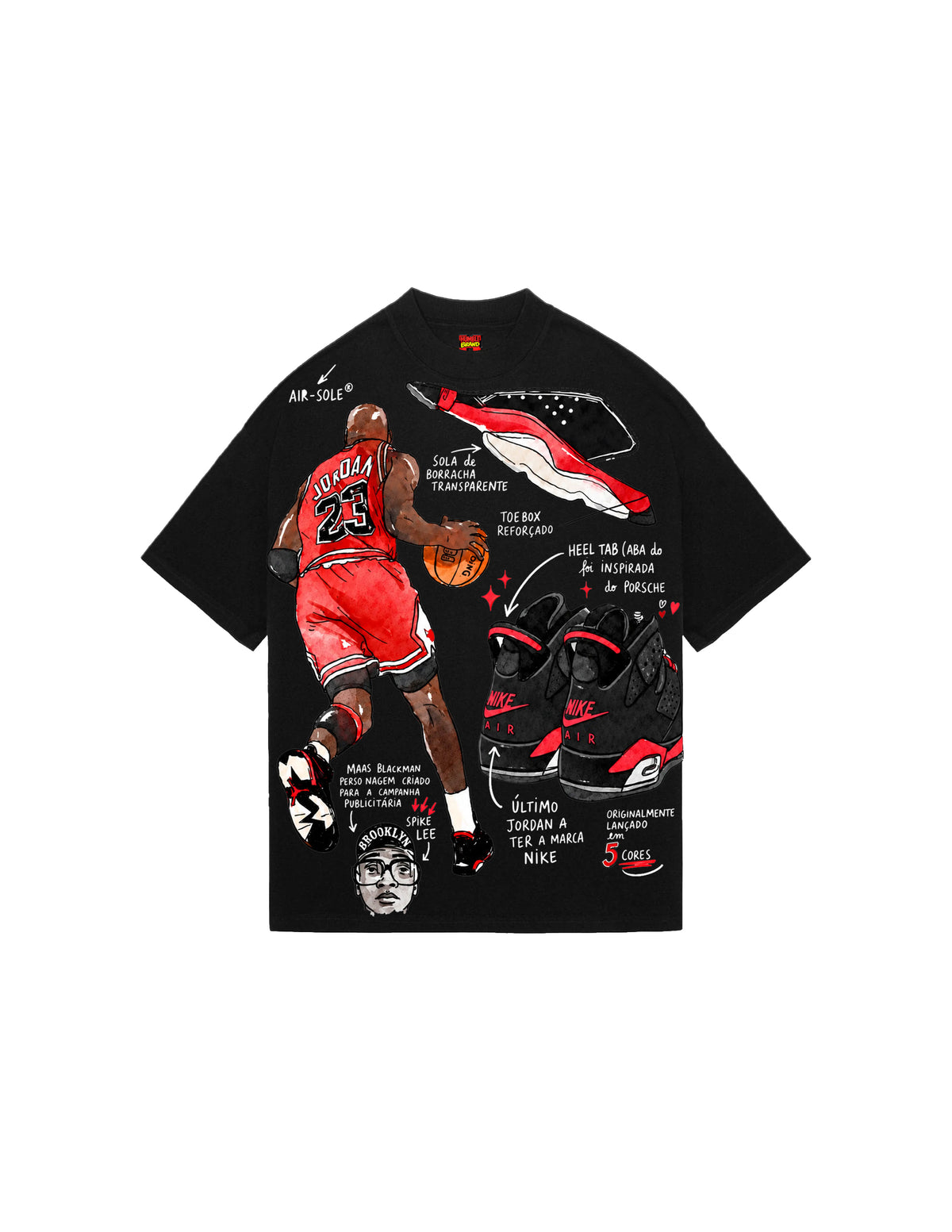 Humble Infrared Black Tee