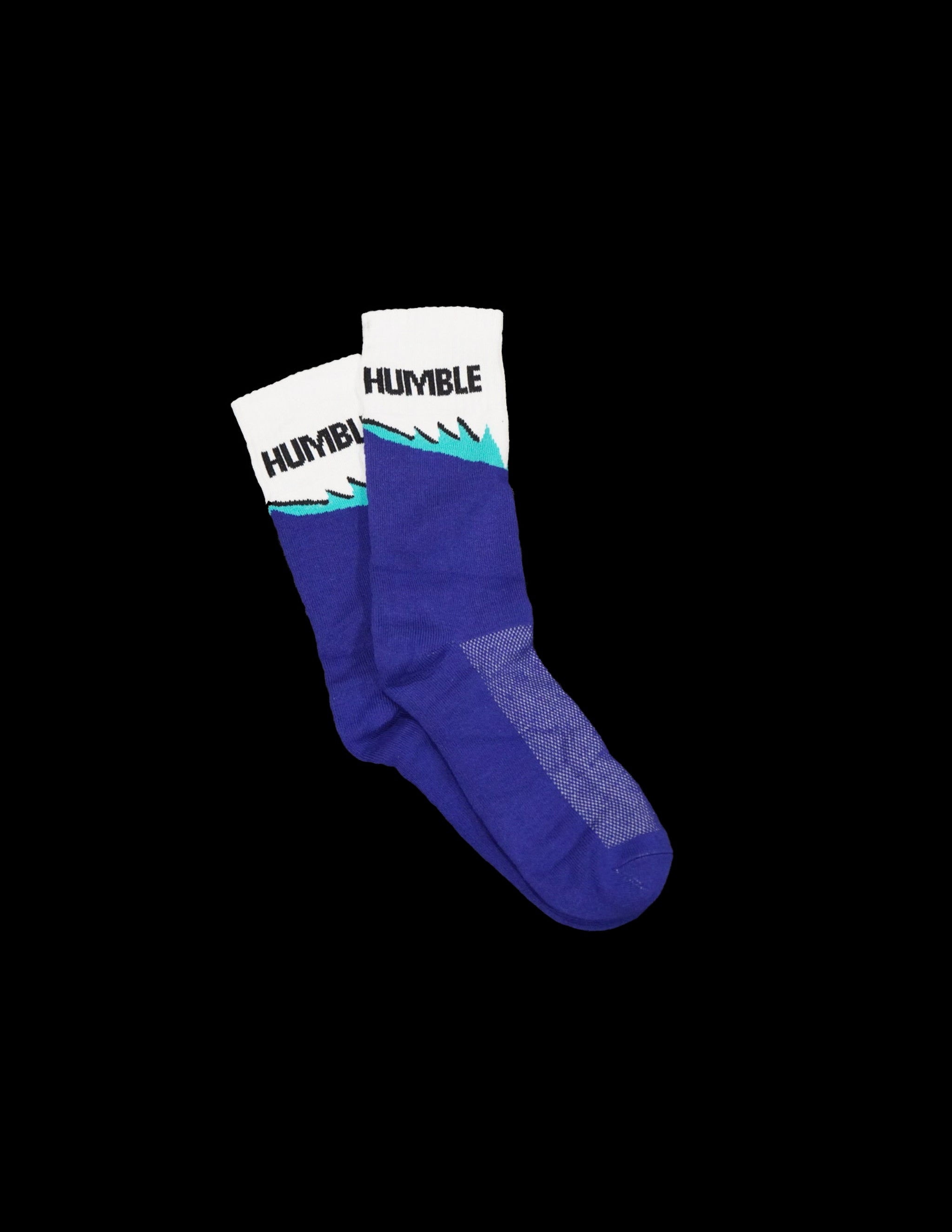 Humble Grape Socks White