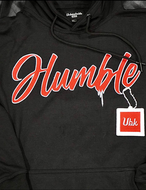 Humble Black Hoodie Numbers