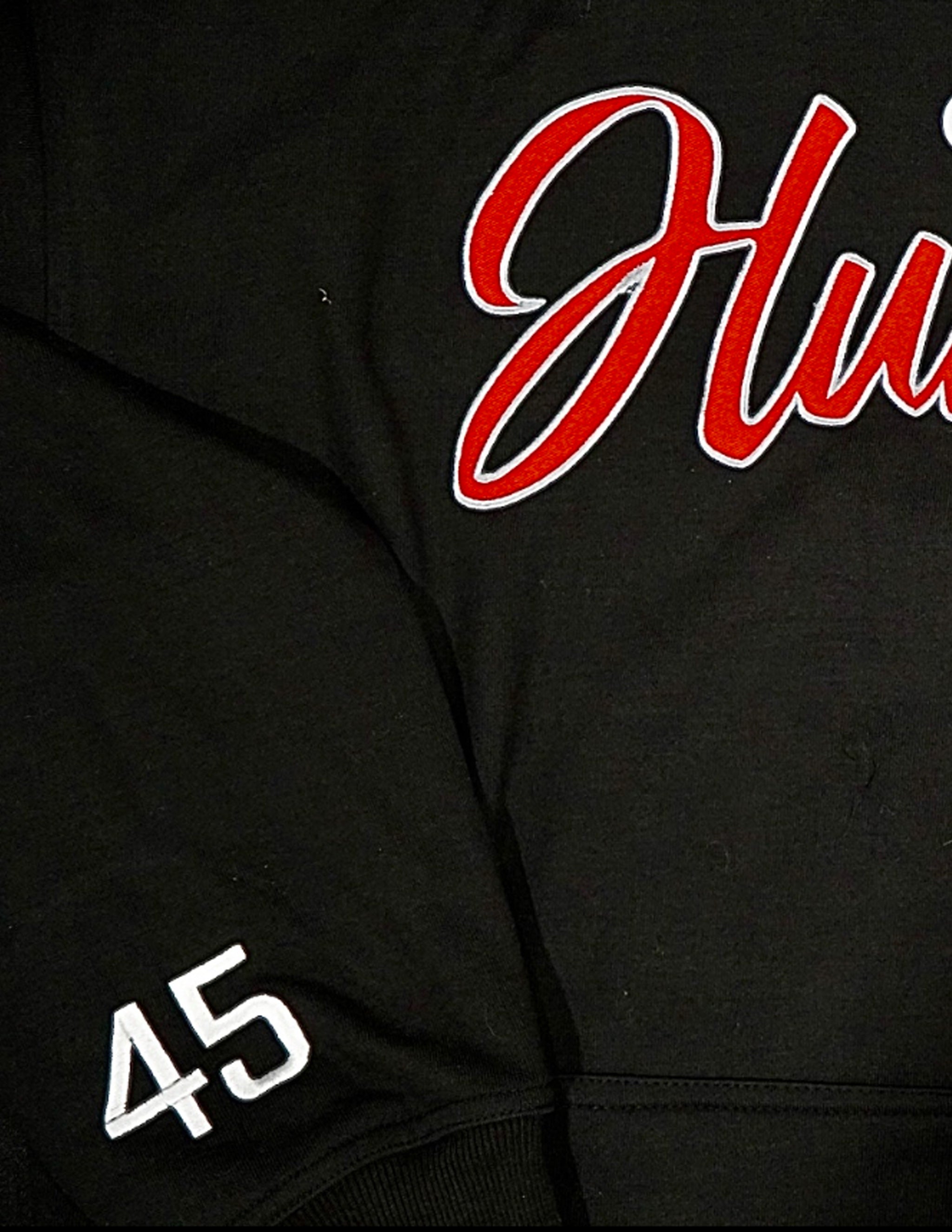 Humble Black Hoodie Numbers