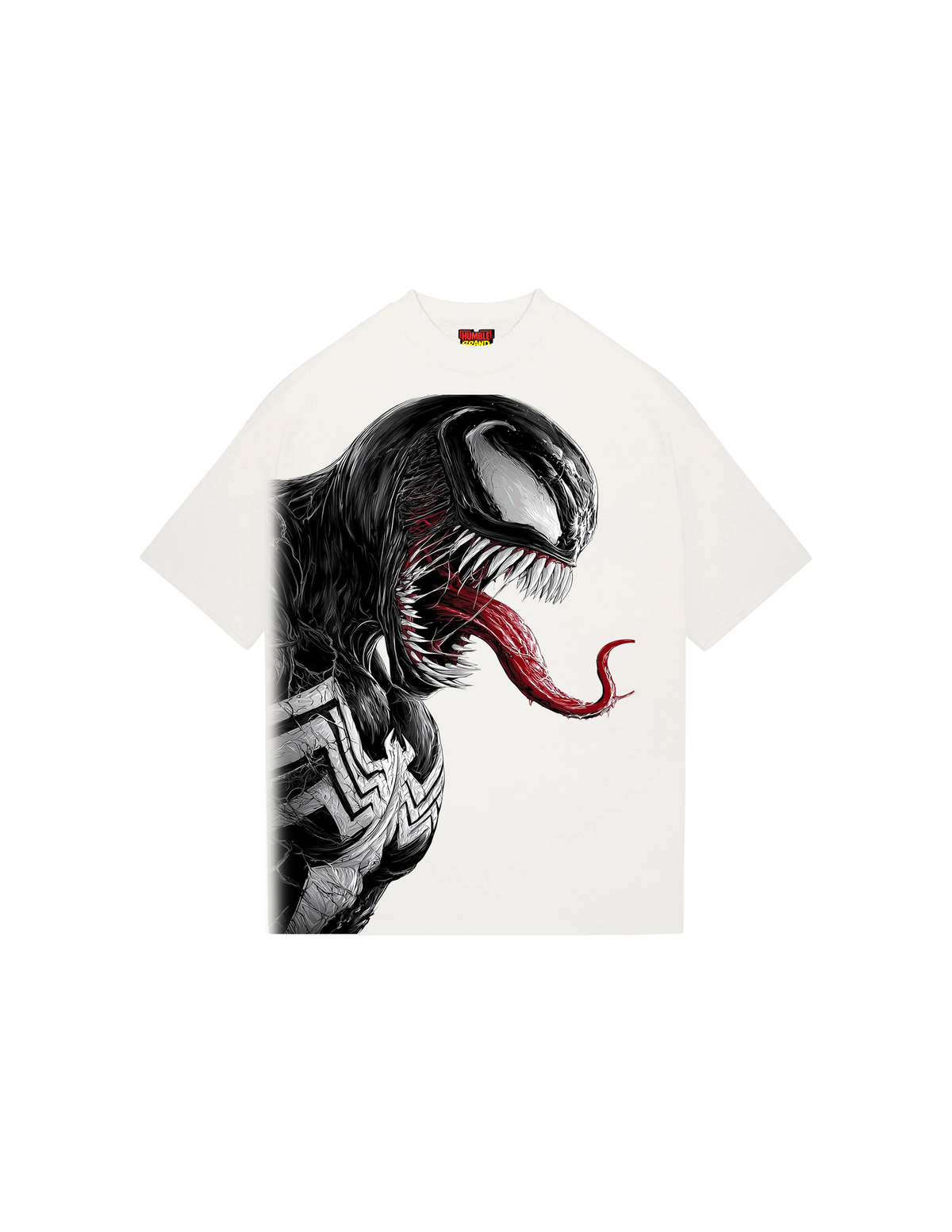 Humble Venom Head White Tee