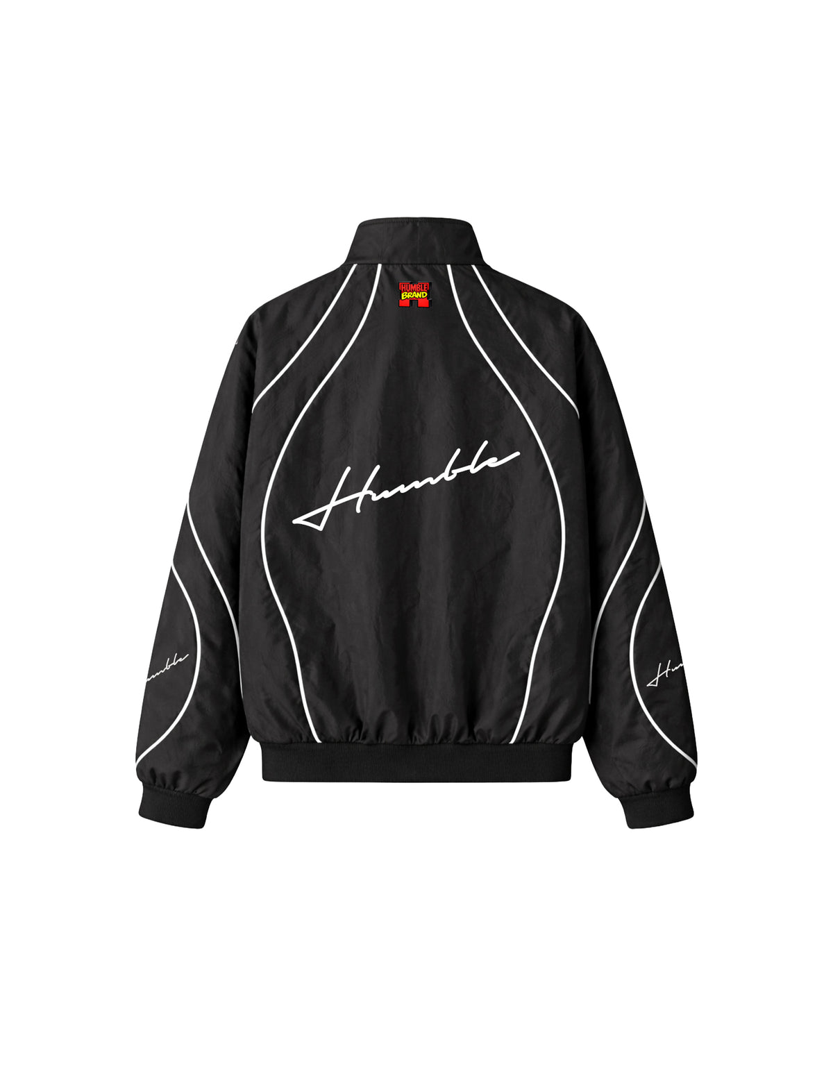 Humble Nylon Jacket B/W