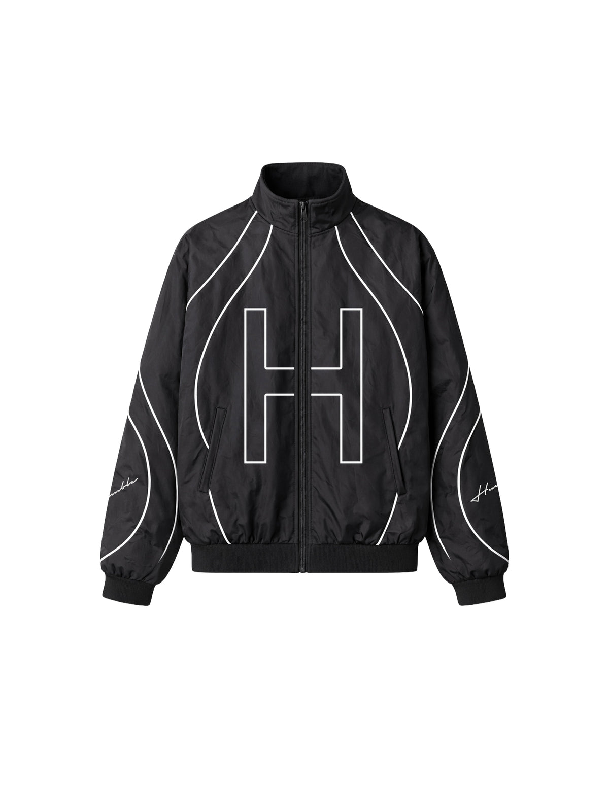 Humble Nylon Jacket B/W