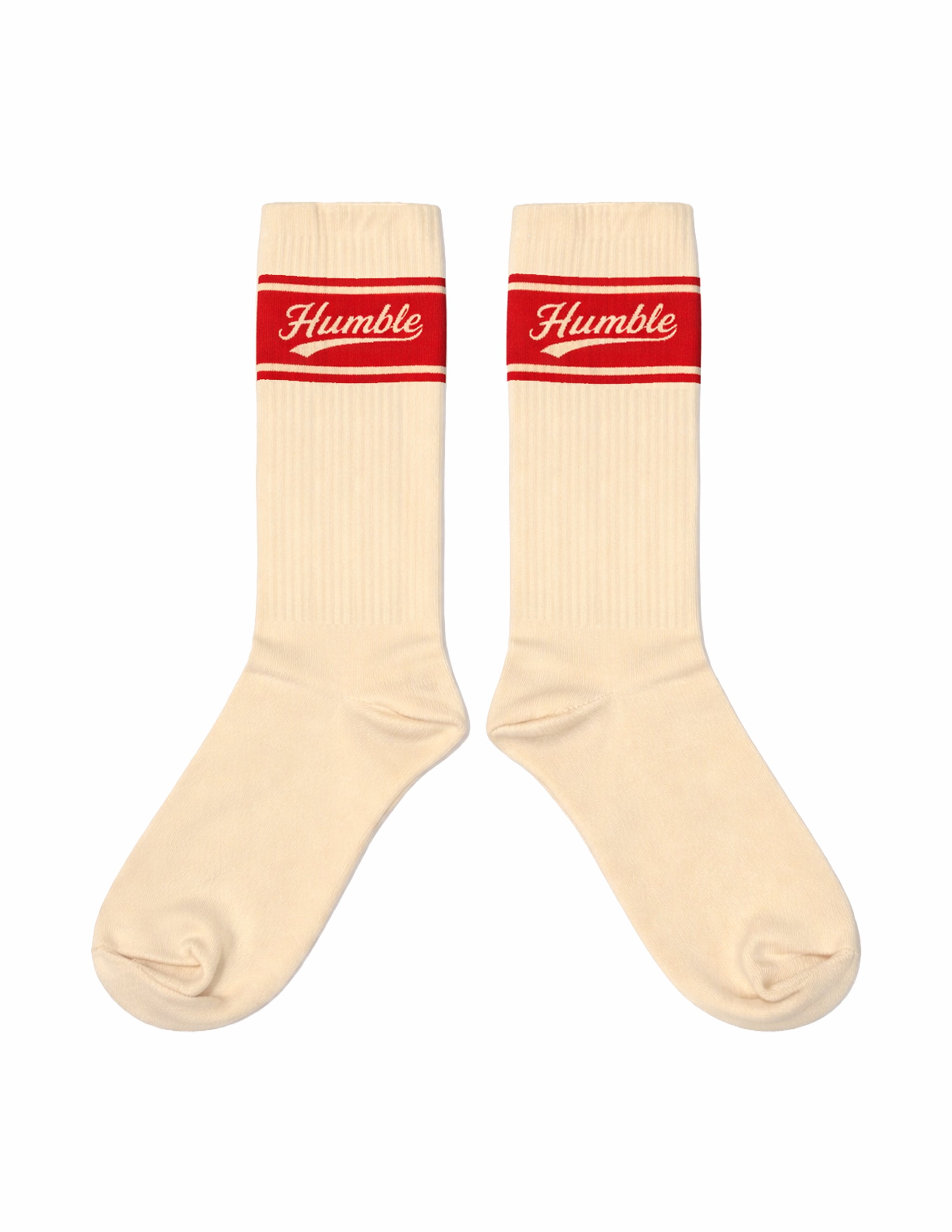 HUMBLE SOCKS OFF WHITE & RED